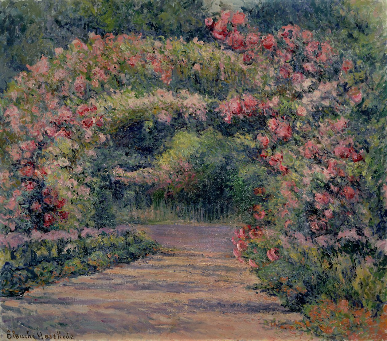 Arco di rose a Giverny da Blanche Hoschede Monet