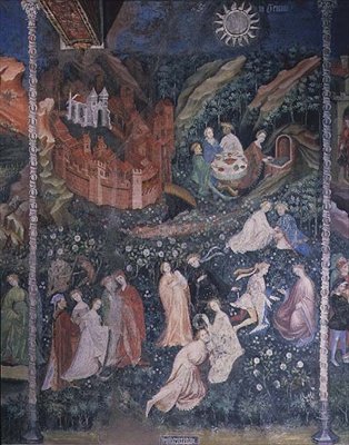 Il mese di maggio, c.1400 da Bohemian School