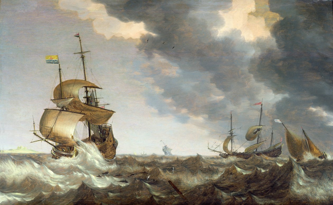 Tempesta in mare da Bonaventura Peeters