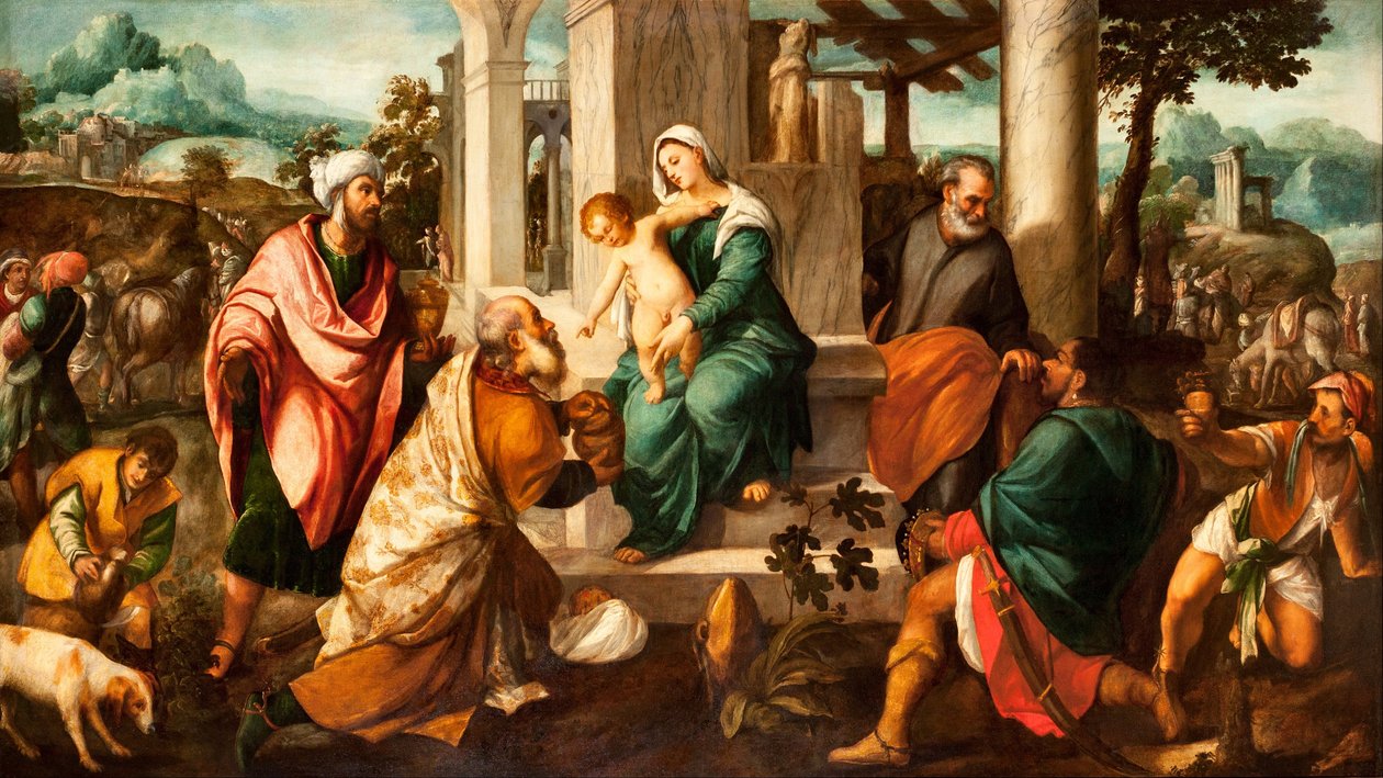Adorazione dei Magi da Bonifazio Veronese