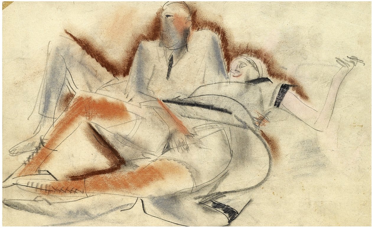 Disegno erotico da Boris Dmitrievich Grigoriev