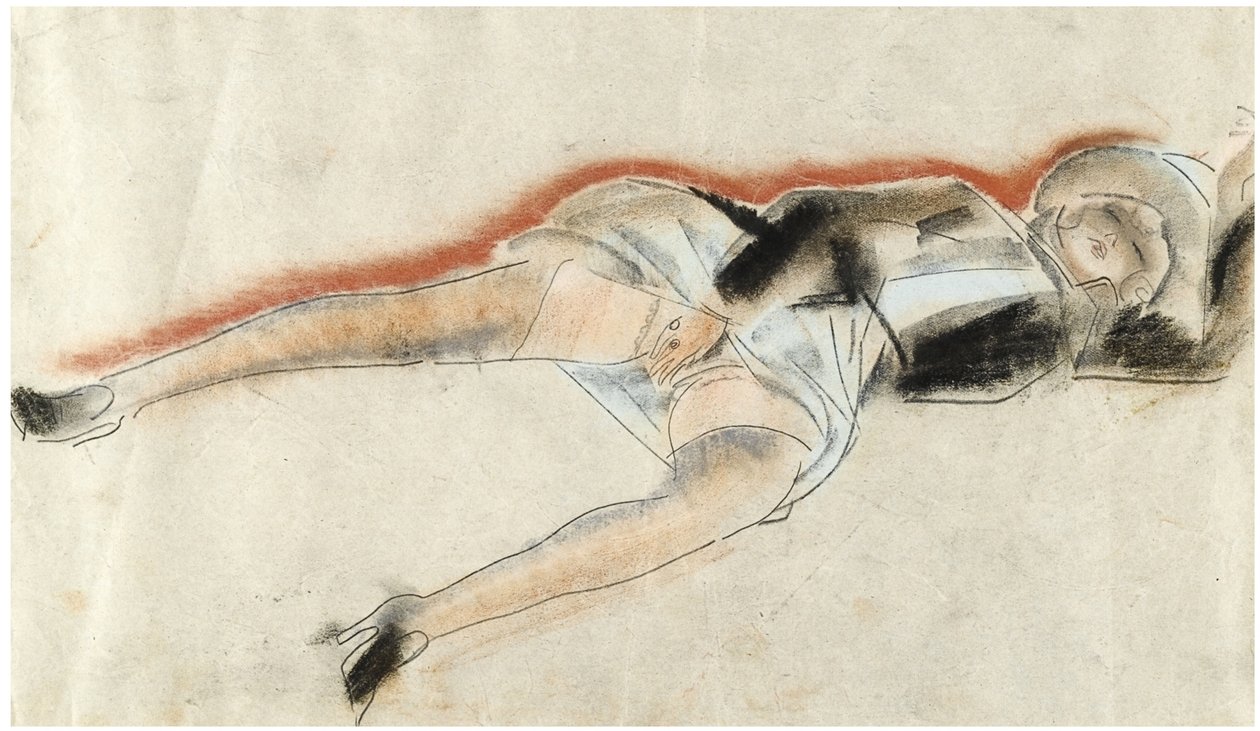 Disegno erotico da Boris Dmitrievich Grigoriev