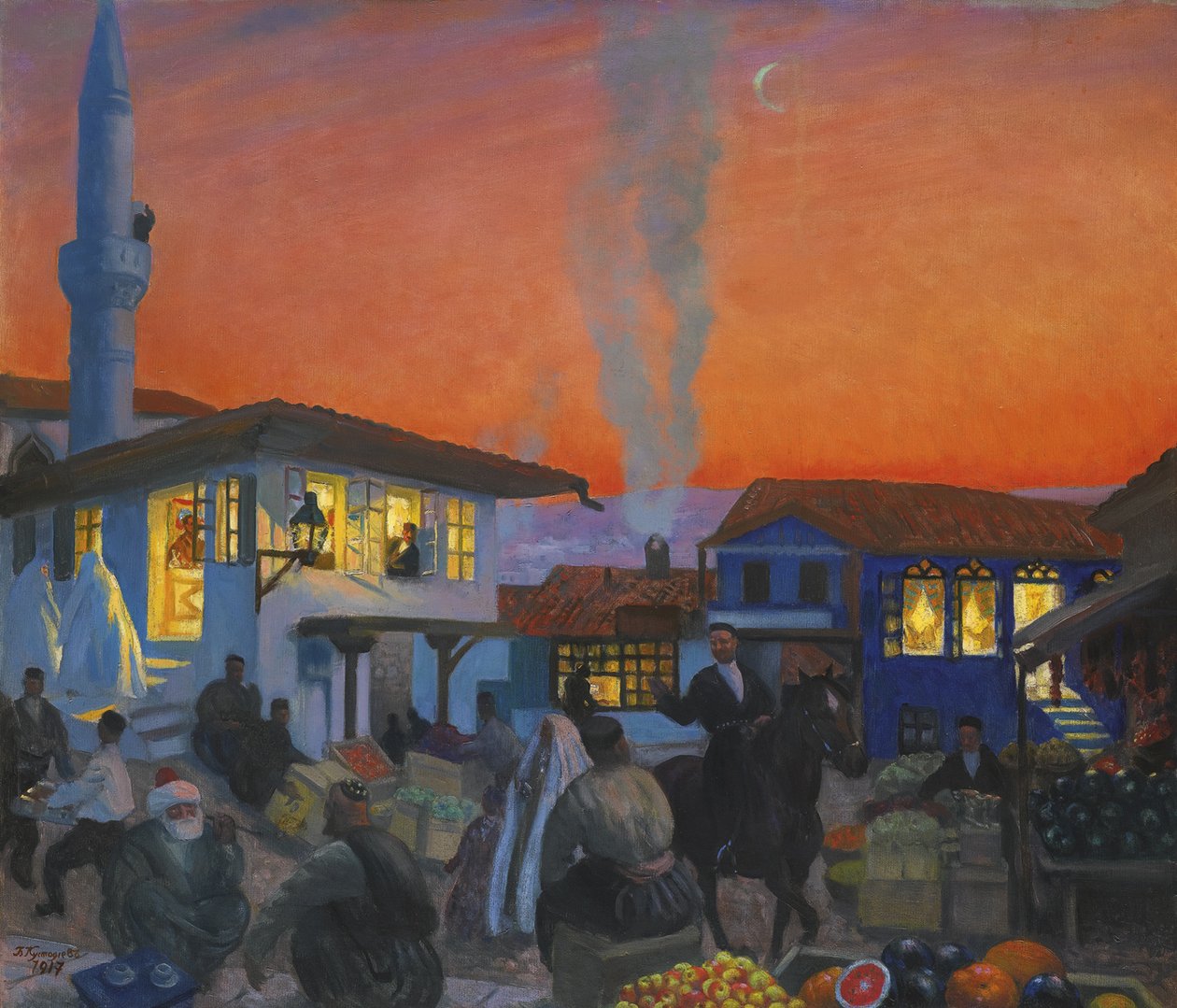 Bakhchisaray da Boris Mikhailovich Kustodiev
