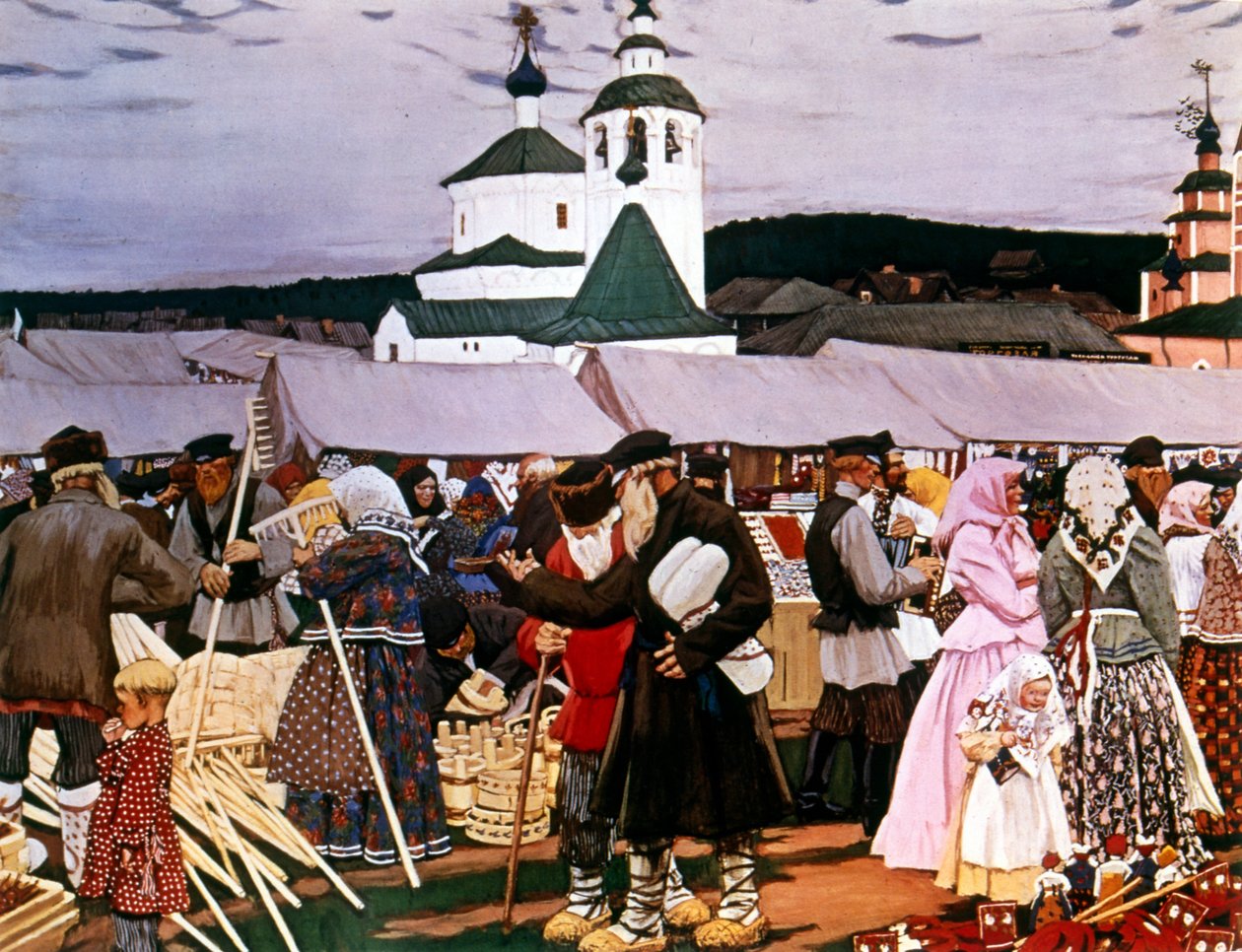 Fiera da Boris Mikhailovich Kustodiev