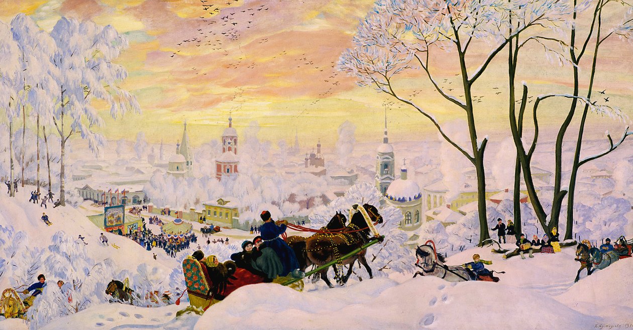 Carnevale, 1916 da Boris Mikhailovich Kustodiev