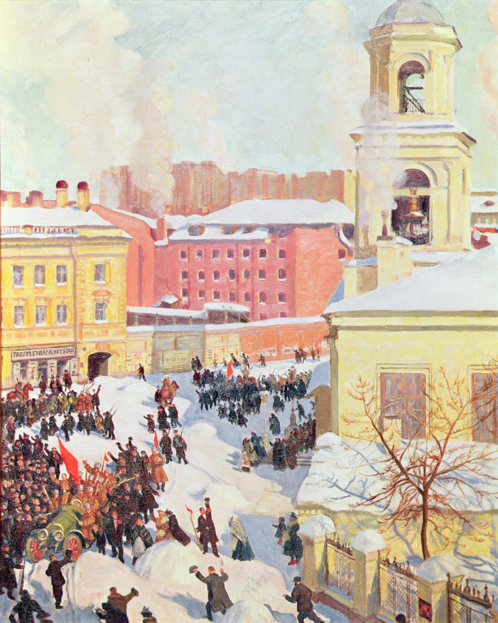 Il 27 febbraio 1917 da Boris Mikhailovich Kustodiev