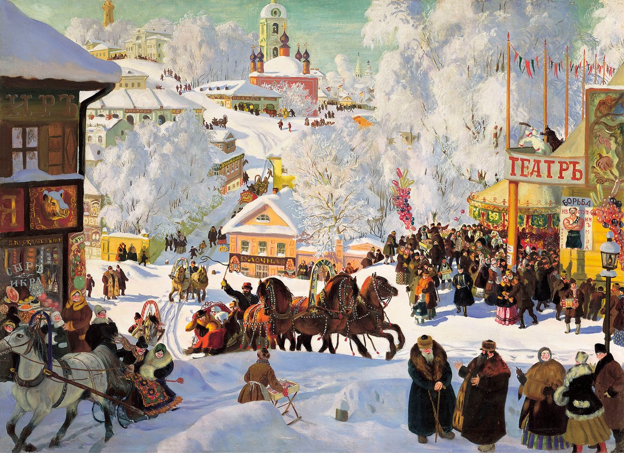 Carnevale, 1919 da Boris Mikhailovich Kustodiev