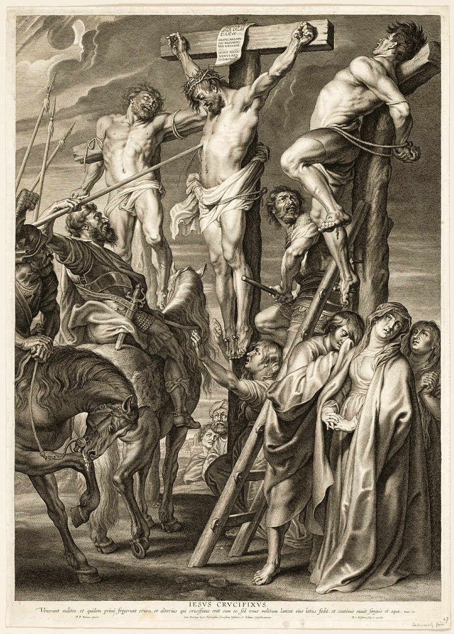 La Crocifissione da Boëtius Adamsz. Bolswert