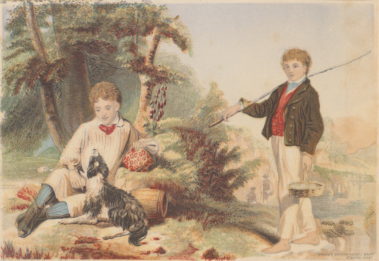 Il ragazzo del contadino e il pescatore rustico da Bradshaw and Blacklock