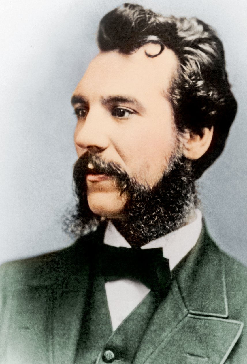 Alexander Graham Bell, 1876 da British Photographer