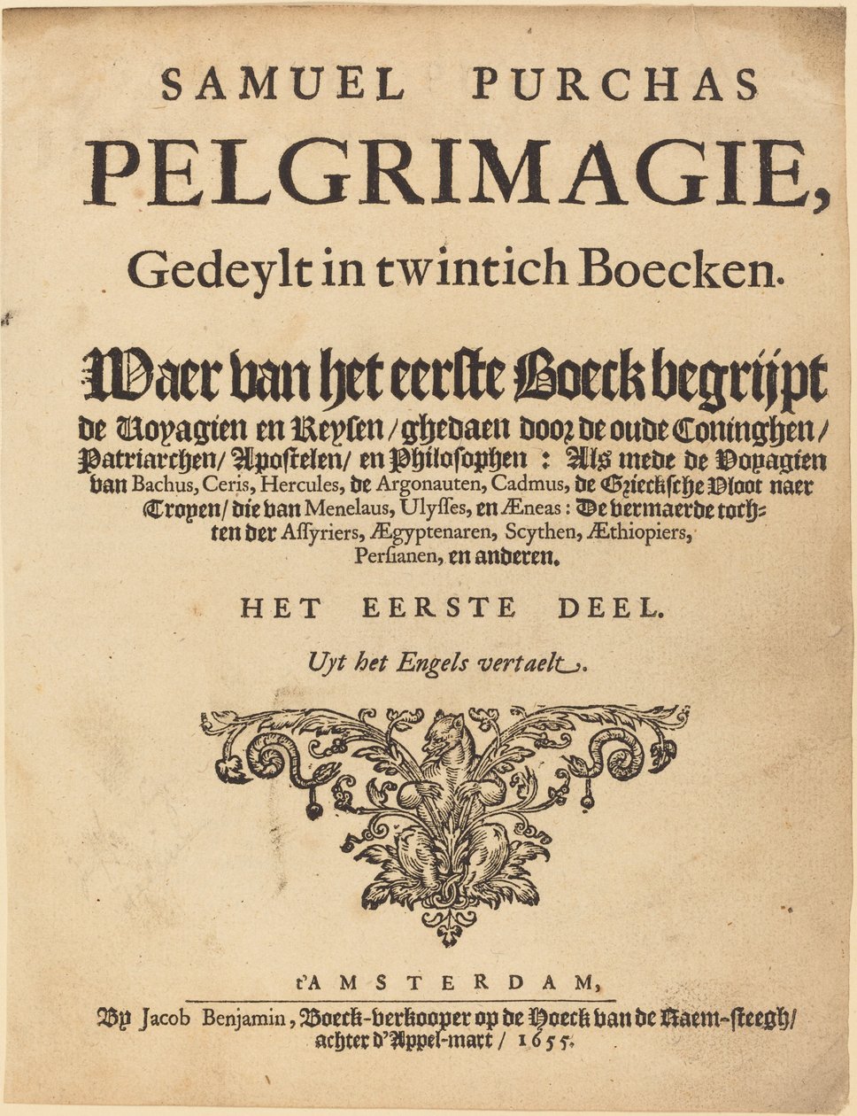 Pagina del titolo da British 17th Century