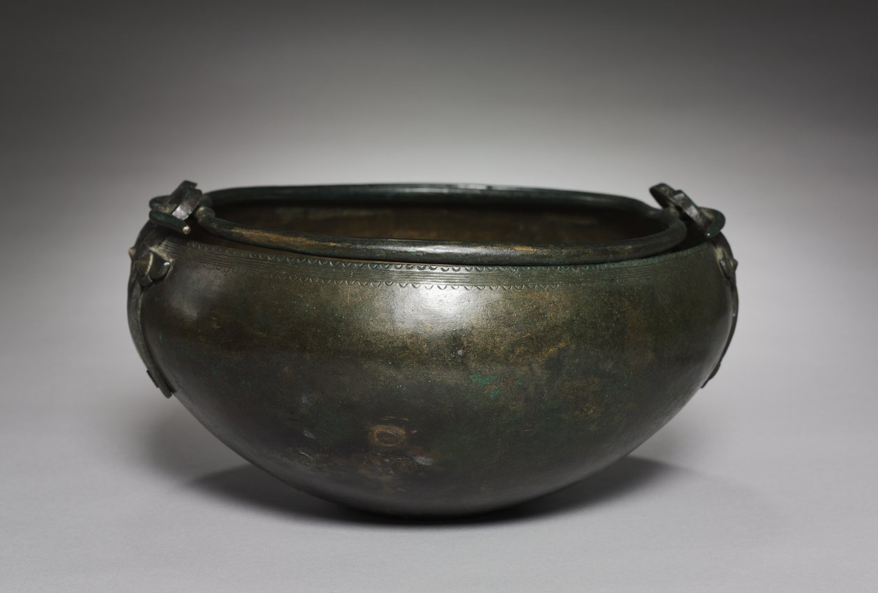 Calderone rituale, Ungheria, c.1000-900 a.C. da Bronze Age