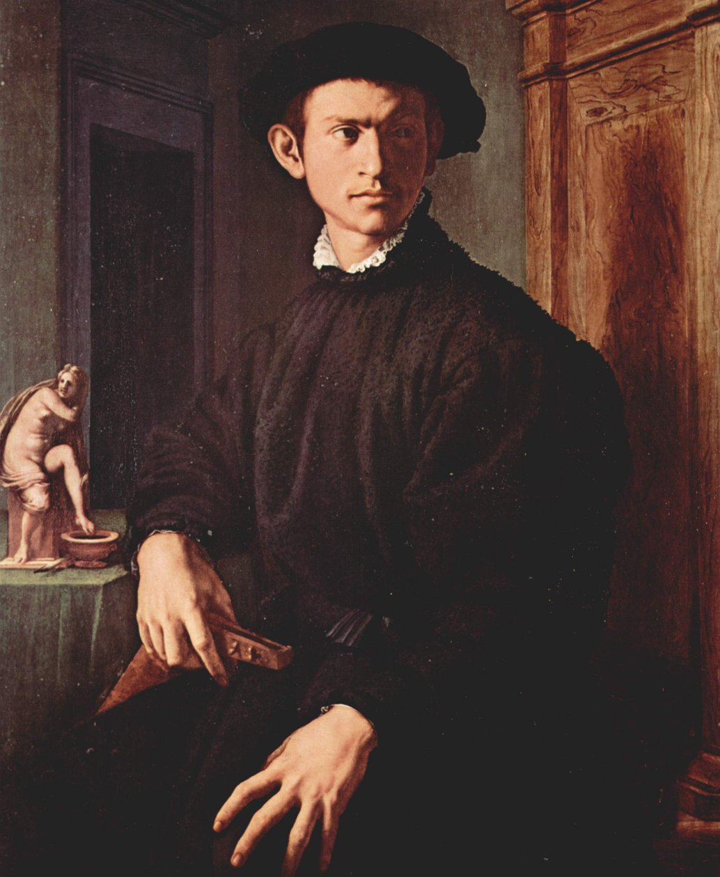 Ritratto di giovane uomo con liuto da Agnolo Bronzino