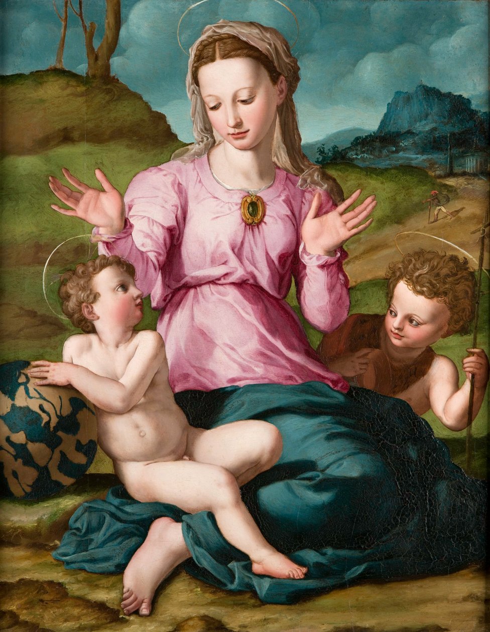 Madonna con Bambino e San Giovanni Battista da Bronzino