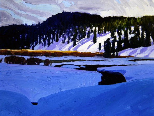 Paesaggio invernale da Bror Lindh