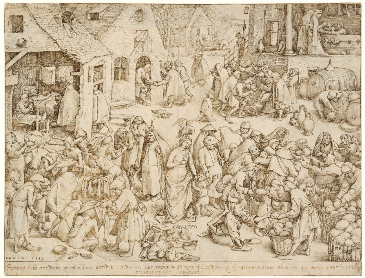 Caritas, 1559 da Bruegel