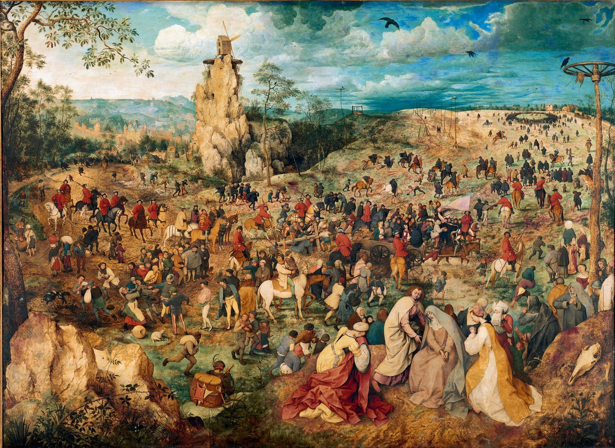 Cristo che porta la croce, 1564 da Bruegel