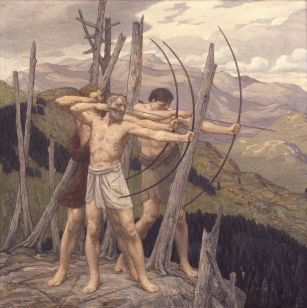 Gli arcieri, 1917 da Bryson Burroughs