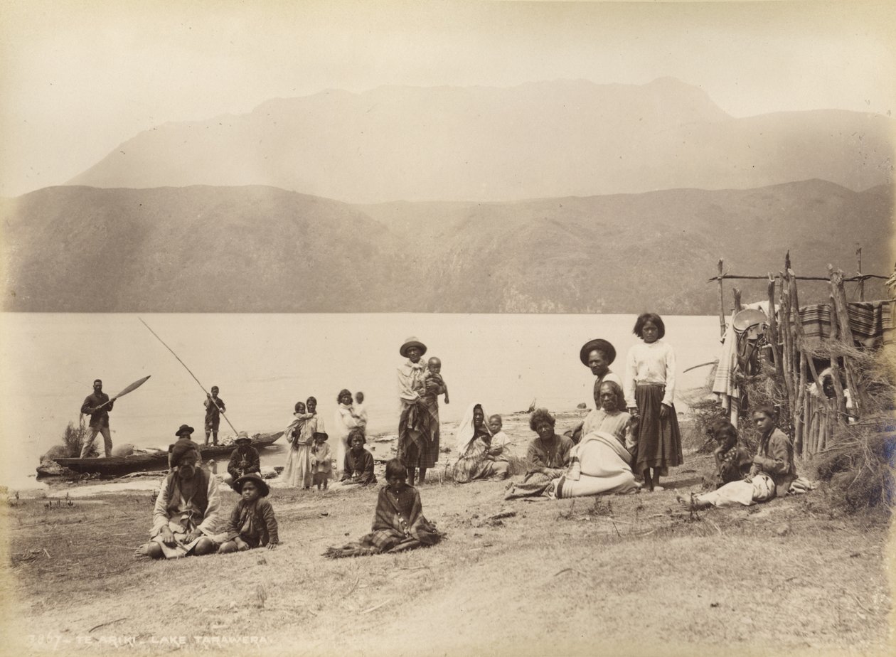 Te Ariki - Lago Tarawera, c.1885 (stampa all