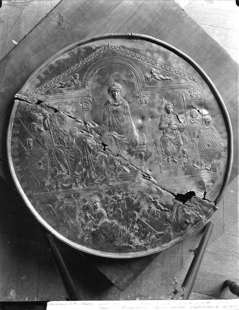 Disco di Teodosio I (347-395) il Grande, c.379-395 da Byzantine