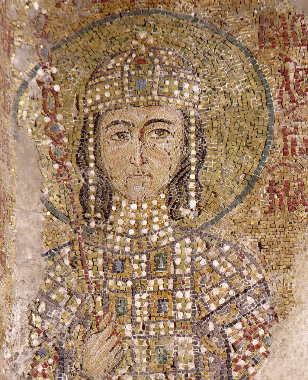 Alexios Komnenos in Hagia Sophia (mosaico) da Byzantine