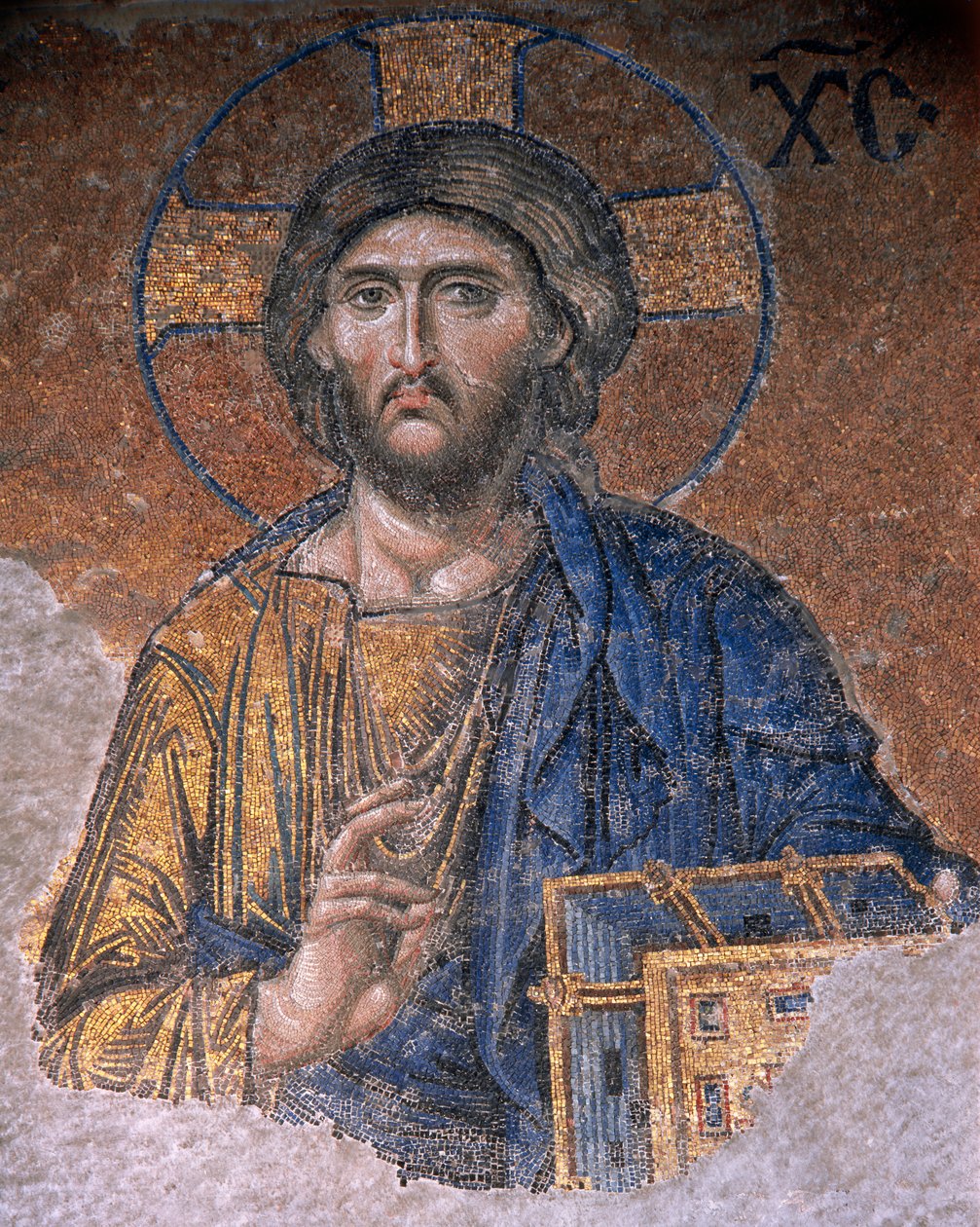Deesis Cristo in Hagia Sophia da Byzantine