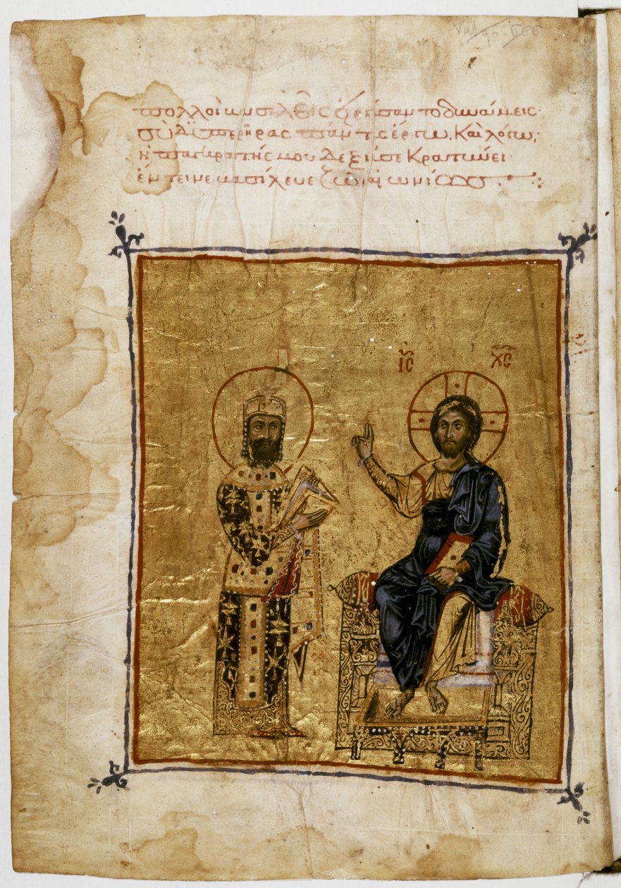 Imperatore Alessio I e Gesù Cristo da Byzantine