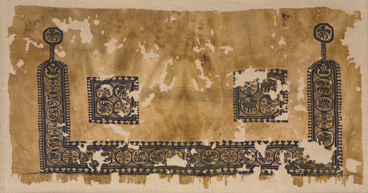 Sezione inferiore di una tunica, 400s da Byzantine PeriodEgyptian