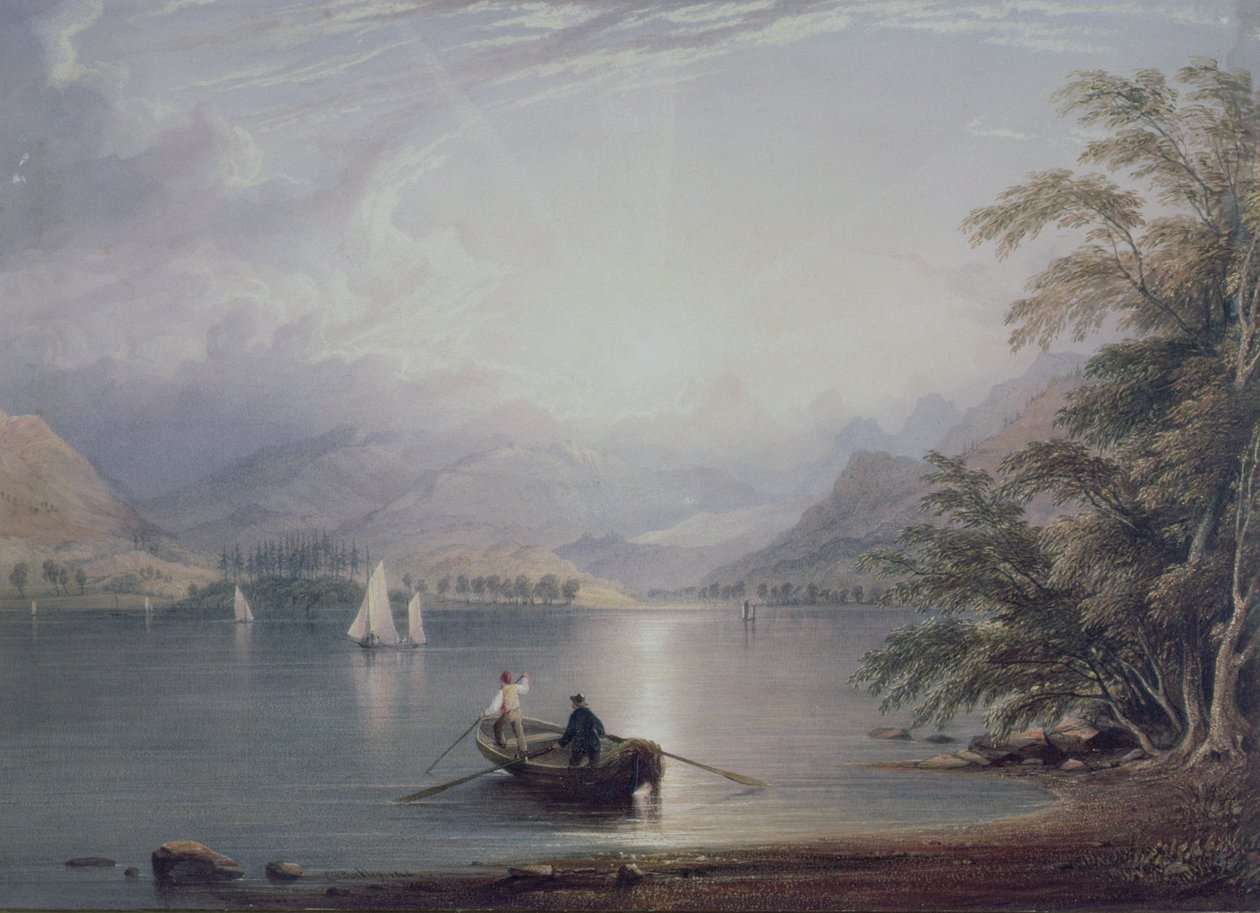 Scena nel Distretto dei Laghi Inglesi da C. F. Buckley