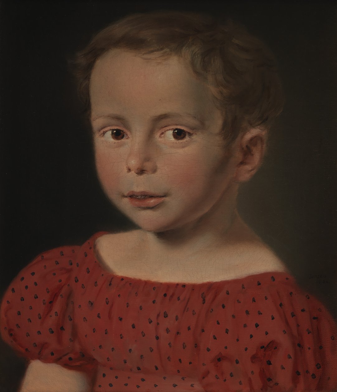 Ritratto di bambino da C.A. Jensen