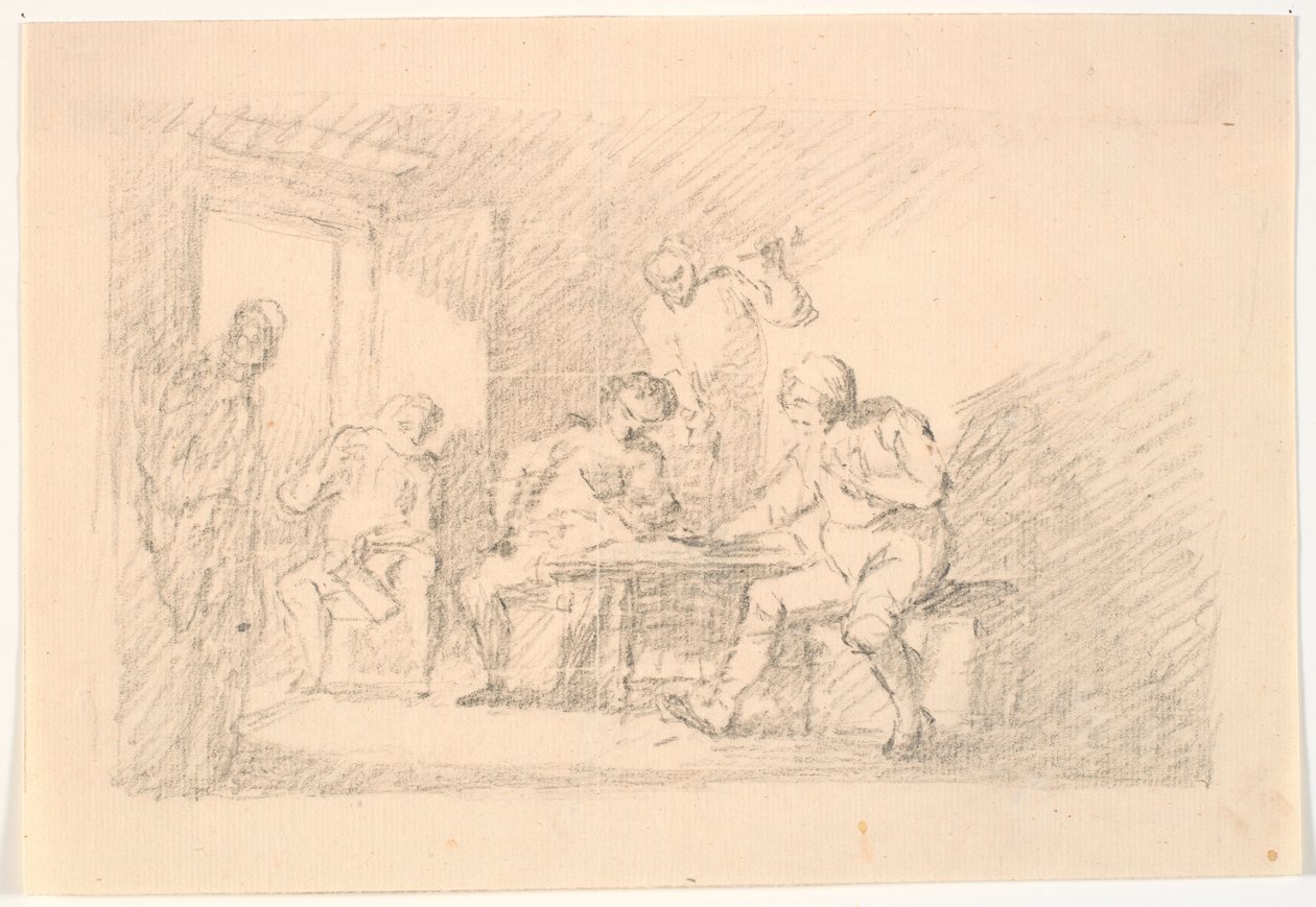 Interno con giocatori da C.A. Lorentzen