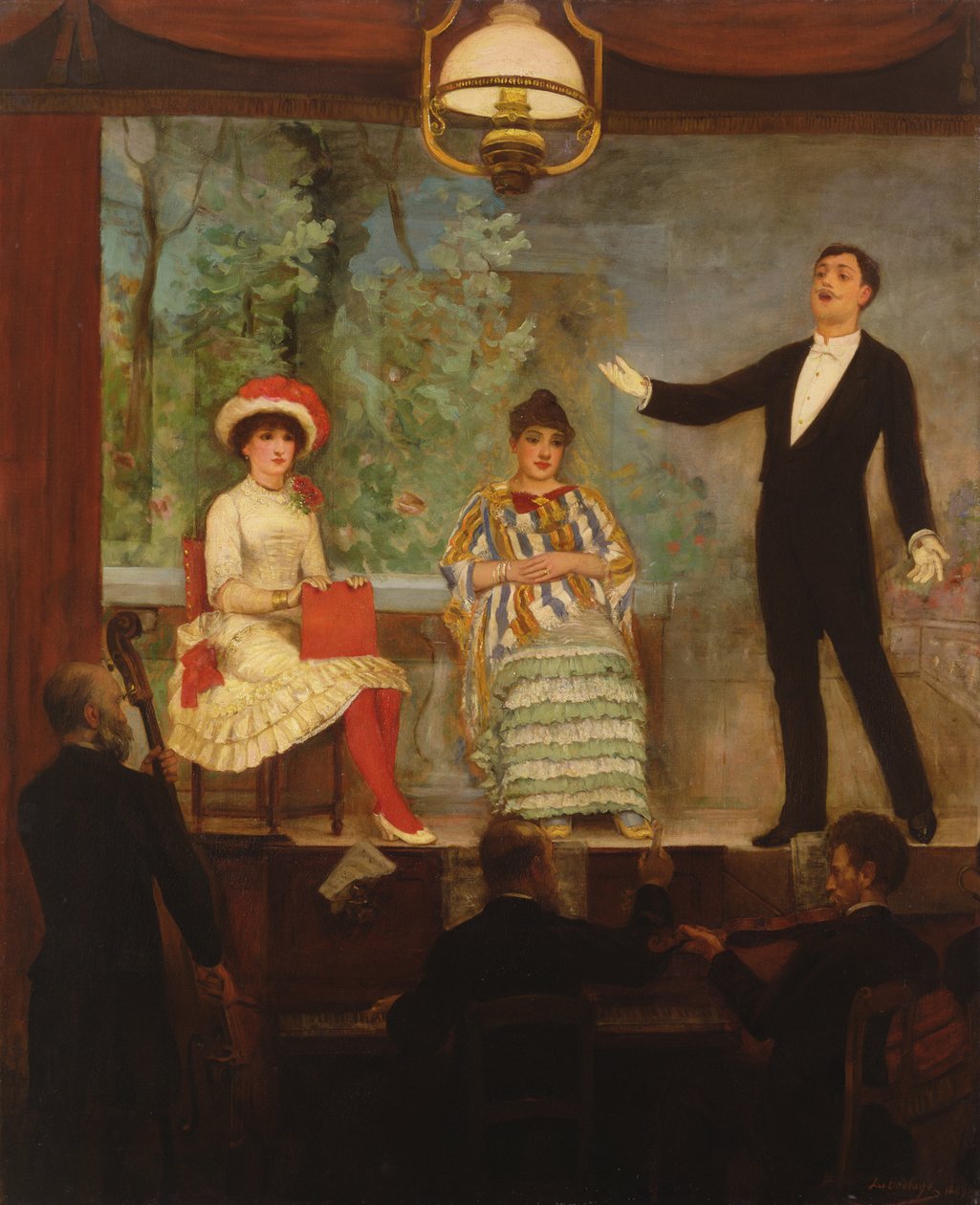 Il Café Chantant, 1889 da C.A. Paul de la Boulaye