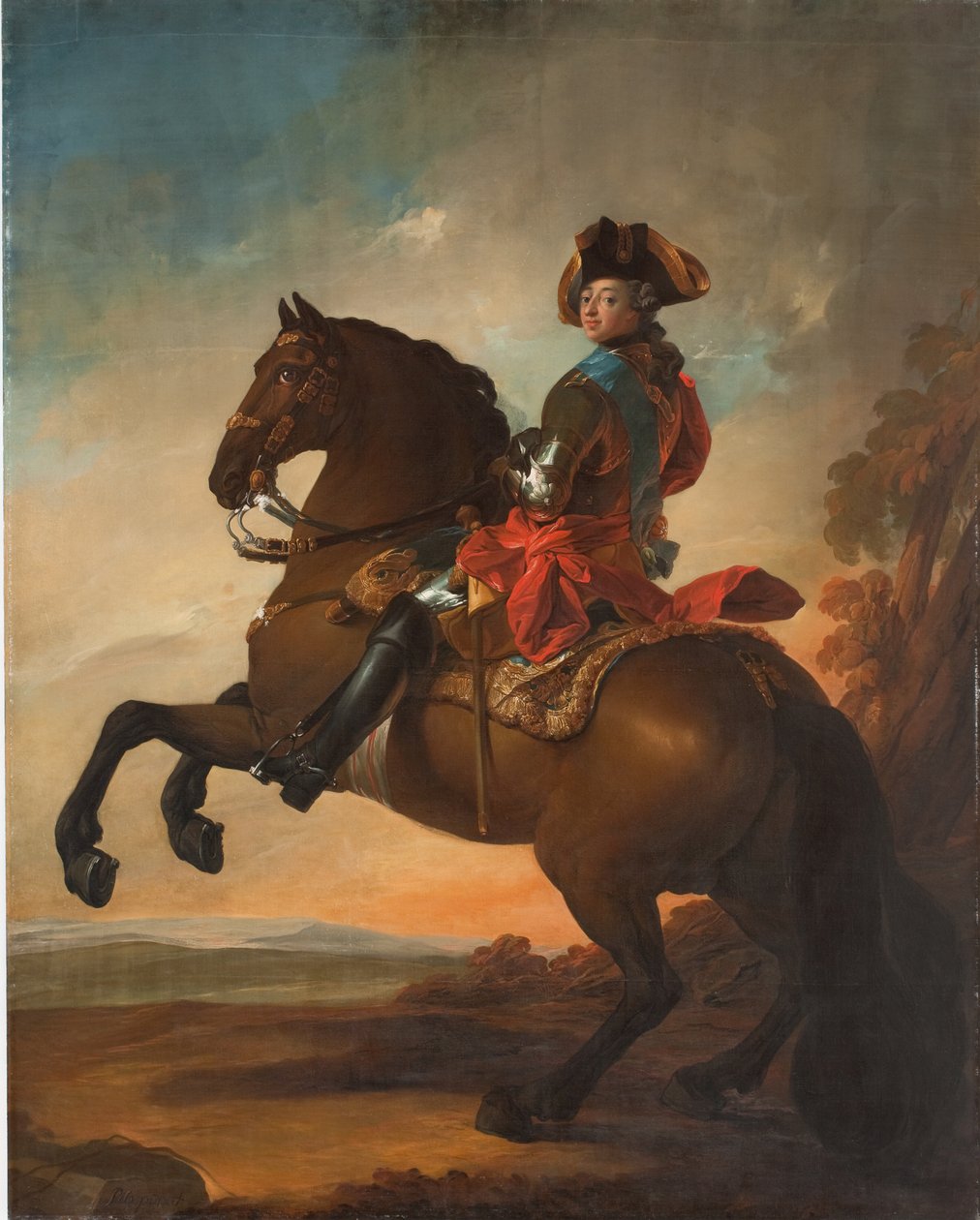 Federico V a cavallo da C.G. Pilo