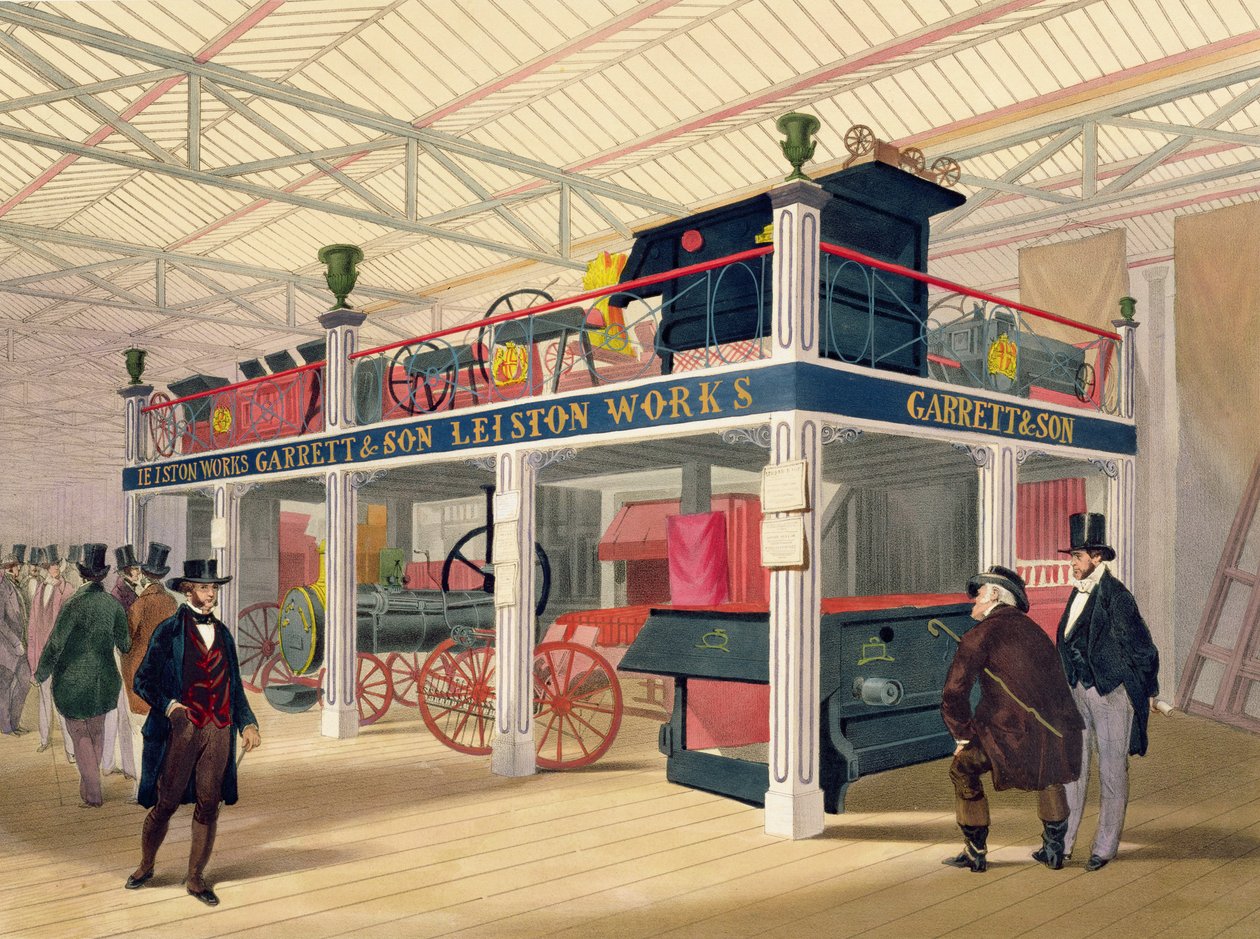 Crystal Palace, il cortile agricolo da C.T. Dolby