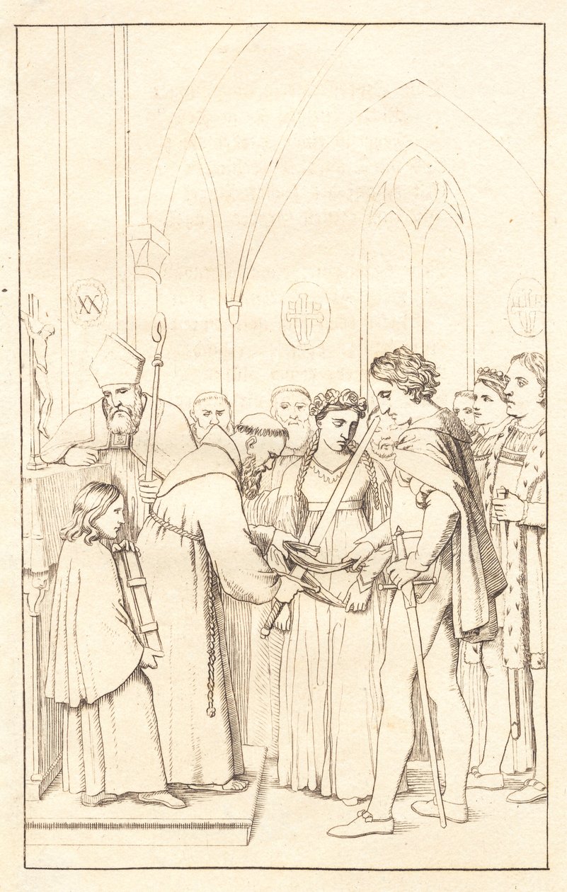 Axel e Valborg. 3° atto da Christoffer Wilhelm Eckersberg