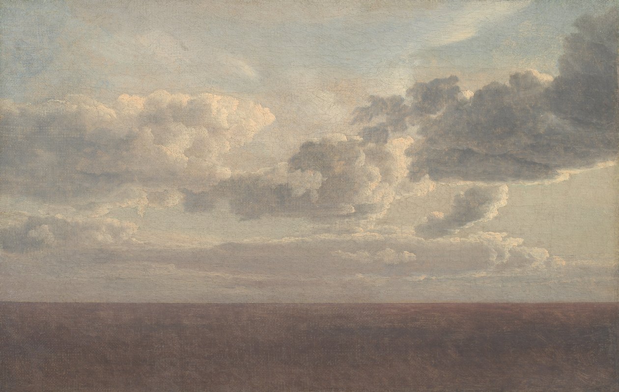 Studio di nuvole sul mare da Christoffer Wilhelm Eckersberg