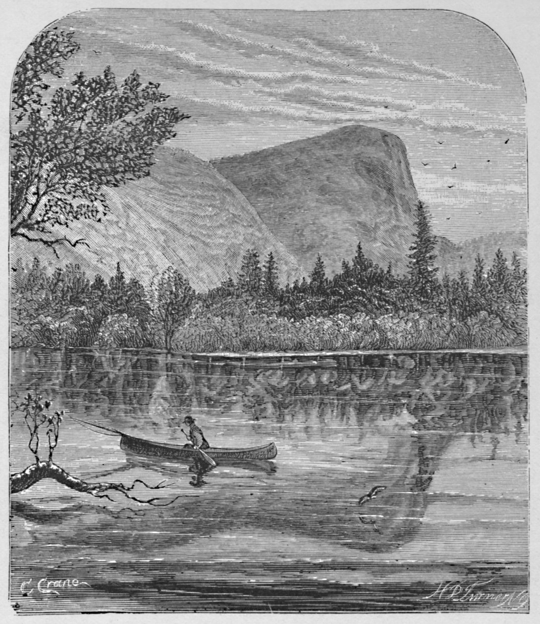 Mirror Lake e Mount Watkins da C Crane