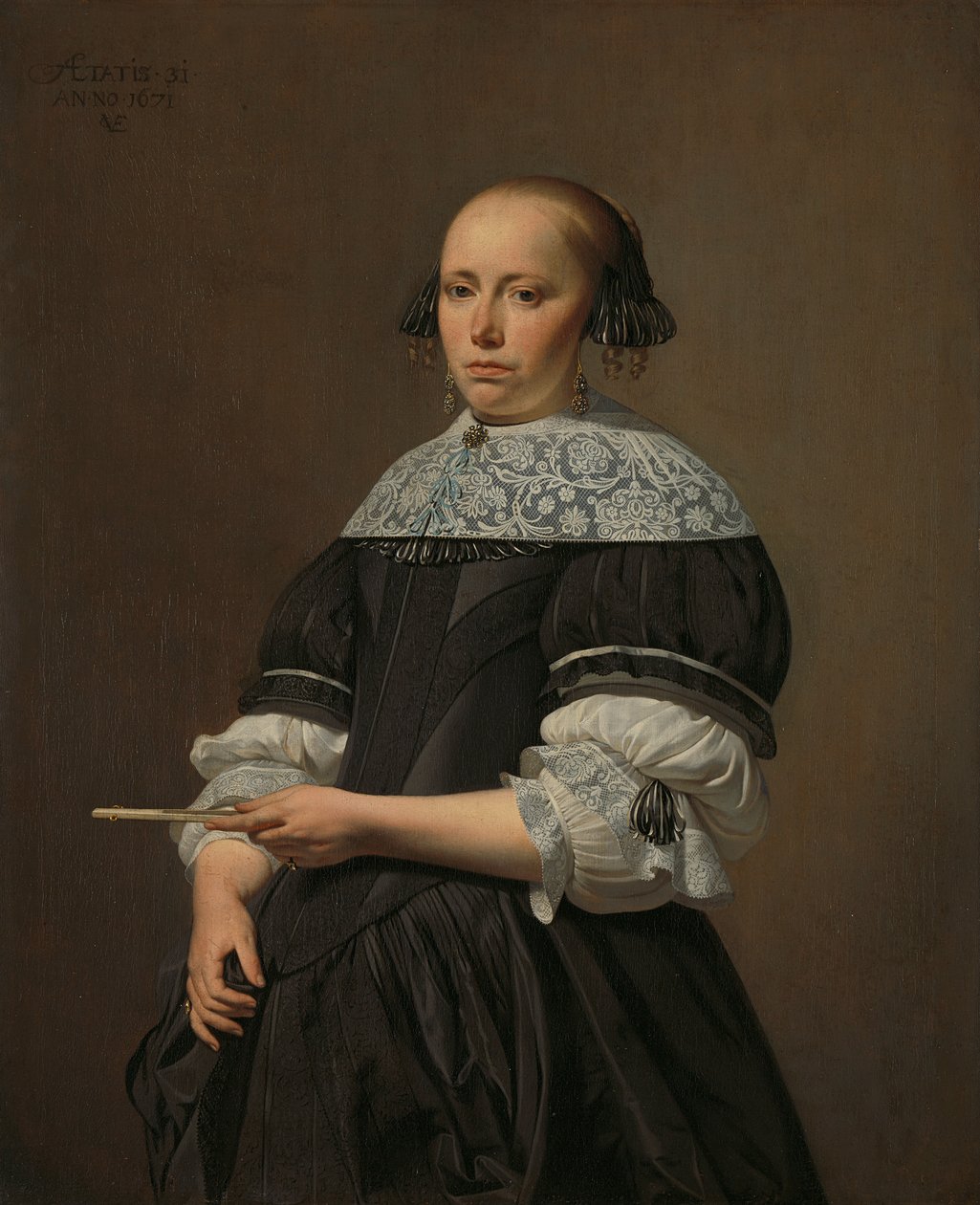 Ritratto di Elisabeth Kessel (1640-1717). da Caesar van Everdingen