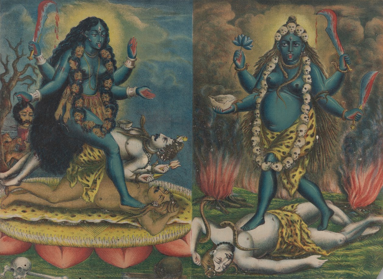 KaliTara, ca. 1885-90 da Calcutta Art Studio