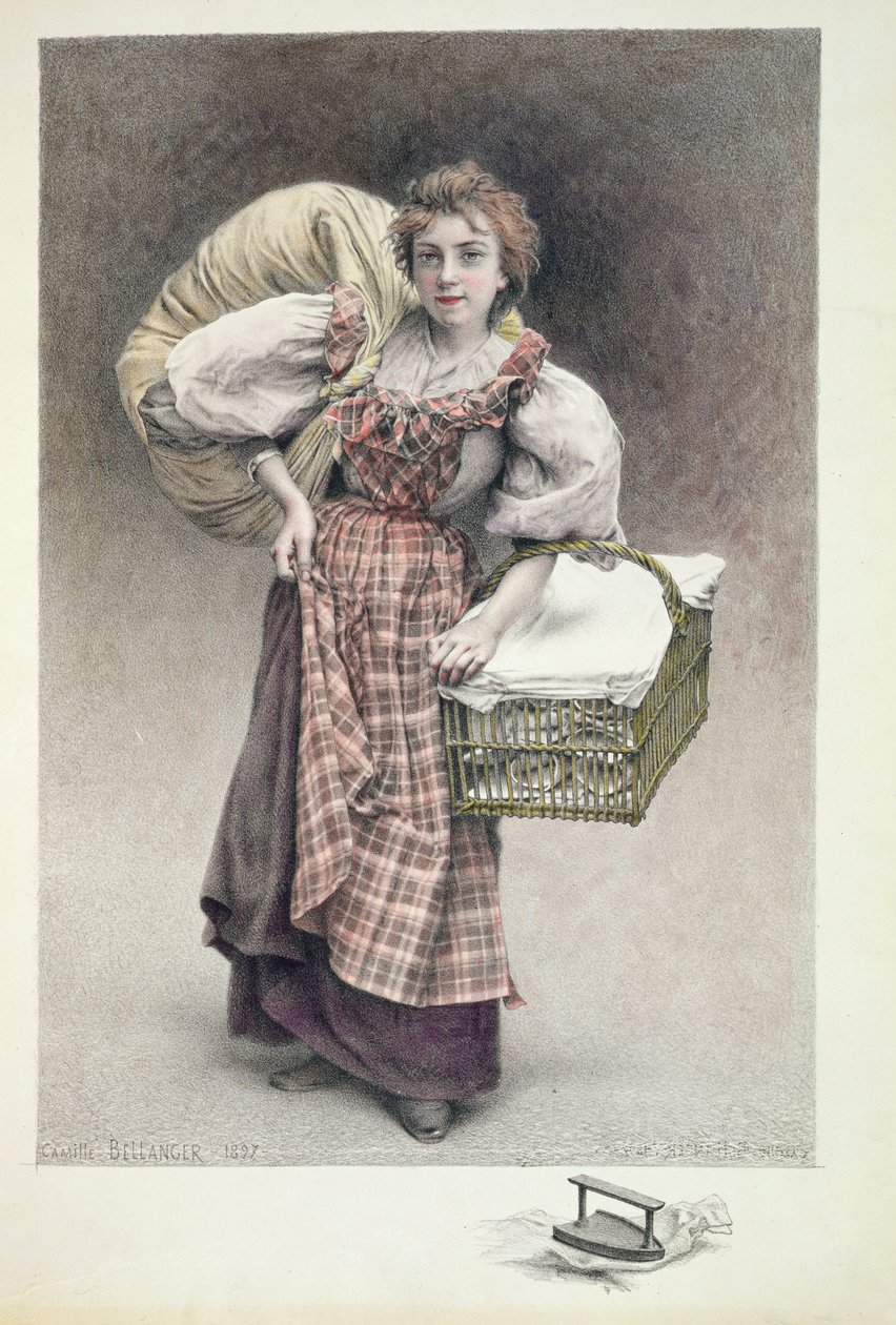 Giovane lavandaia, da 