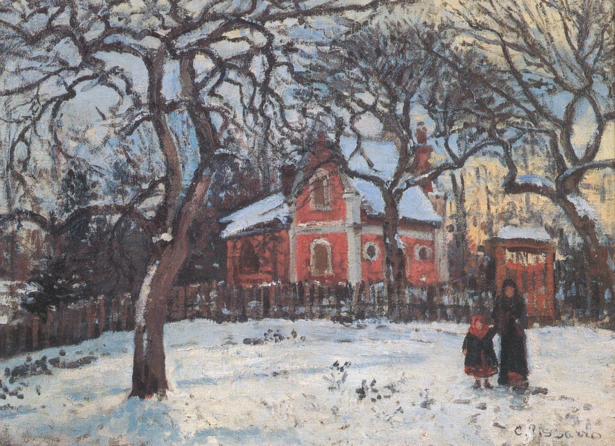 Castagni a Louveciennes da Camille Jacob Pissarro
