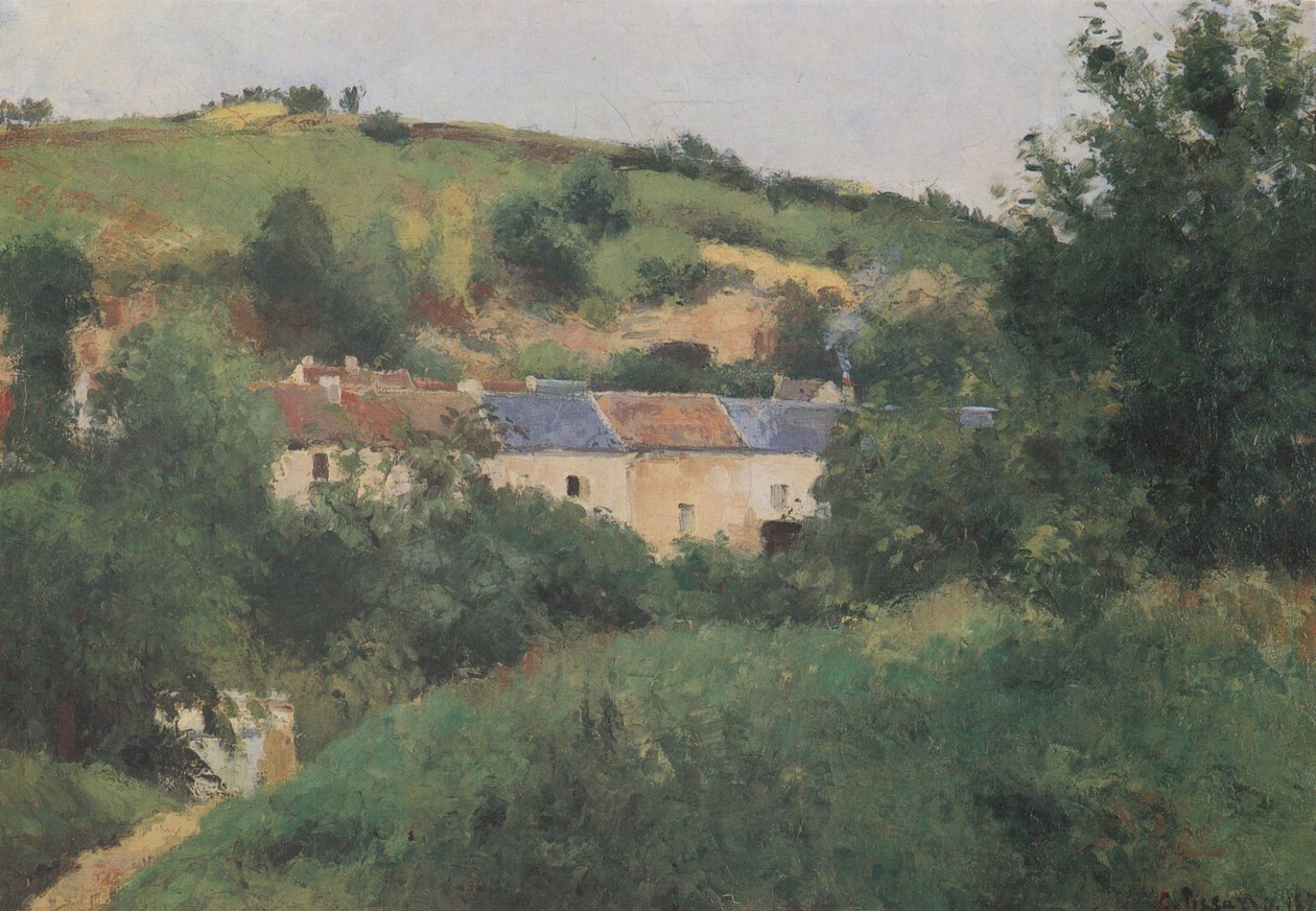 Il sentiero del villaggio da Camille Jacob Pissarro