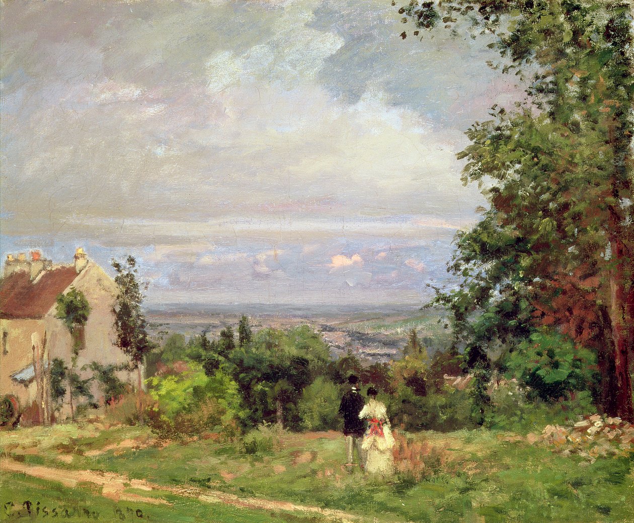 Louveciennes, 1870 da Camille Jacob Pissarro