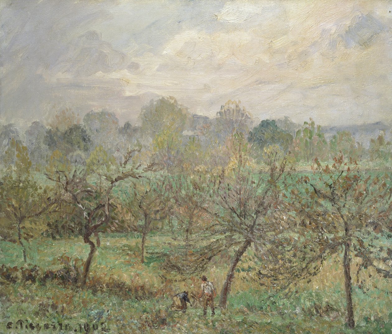 Autunno, Nebbia mattutina, Éragny-sur-Epte, 1902 da Camille Jacob Pissarro