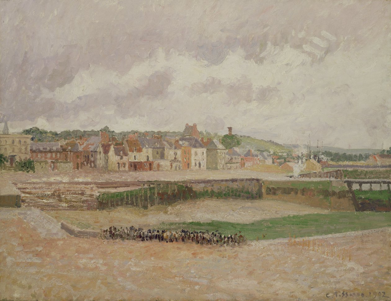 Dieppe, il bacino Duquesne, 1902 da Camille Jacob Pissarro