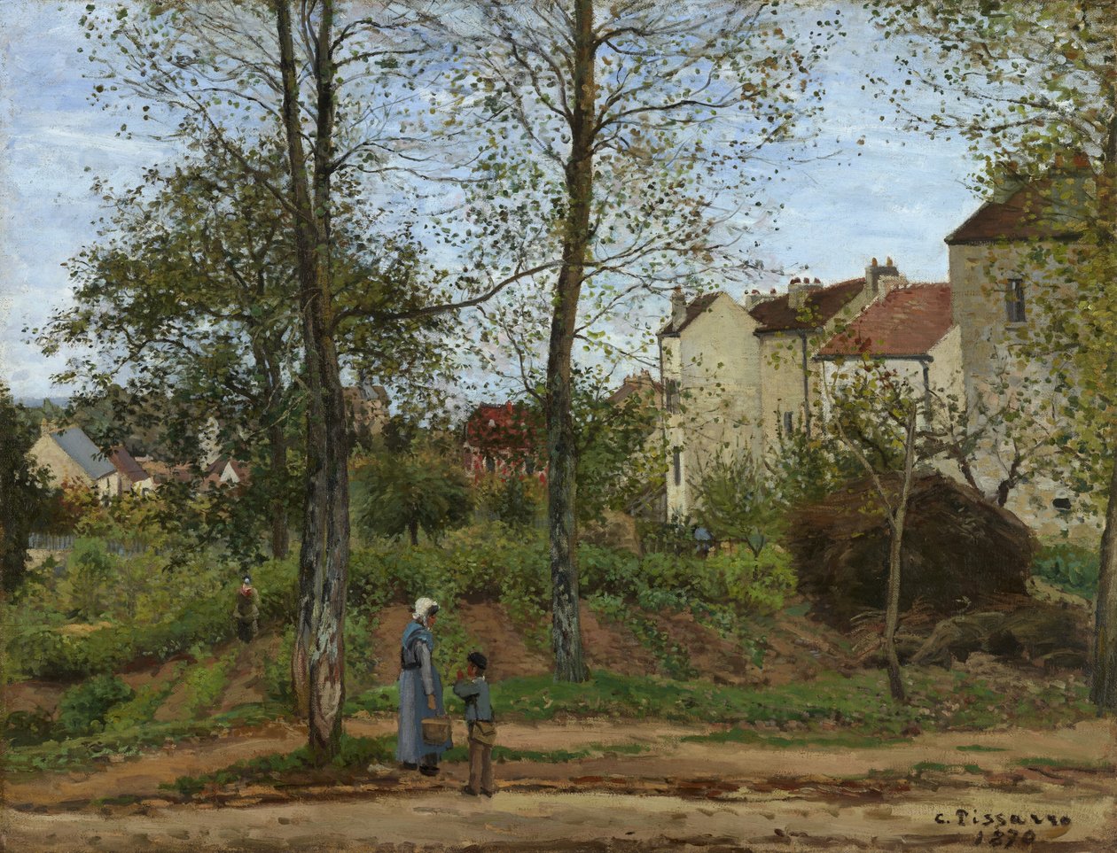 Case a Bougival da Camille Jacob Pissarro