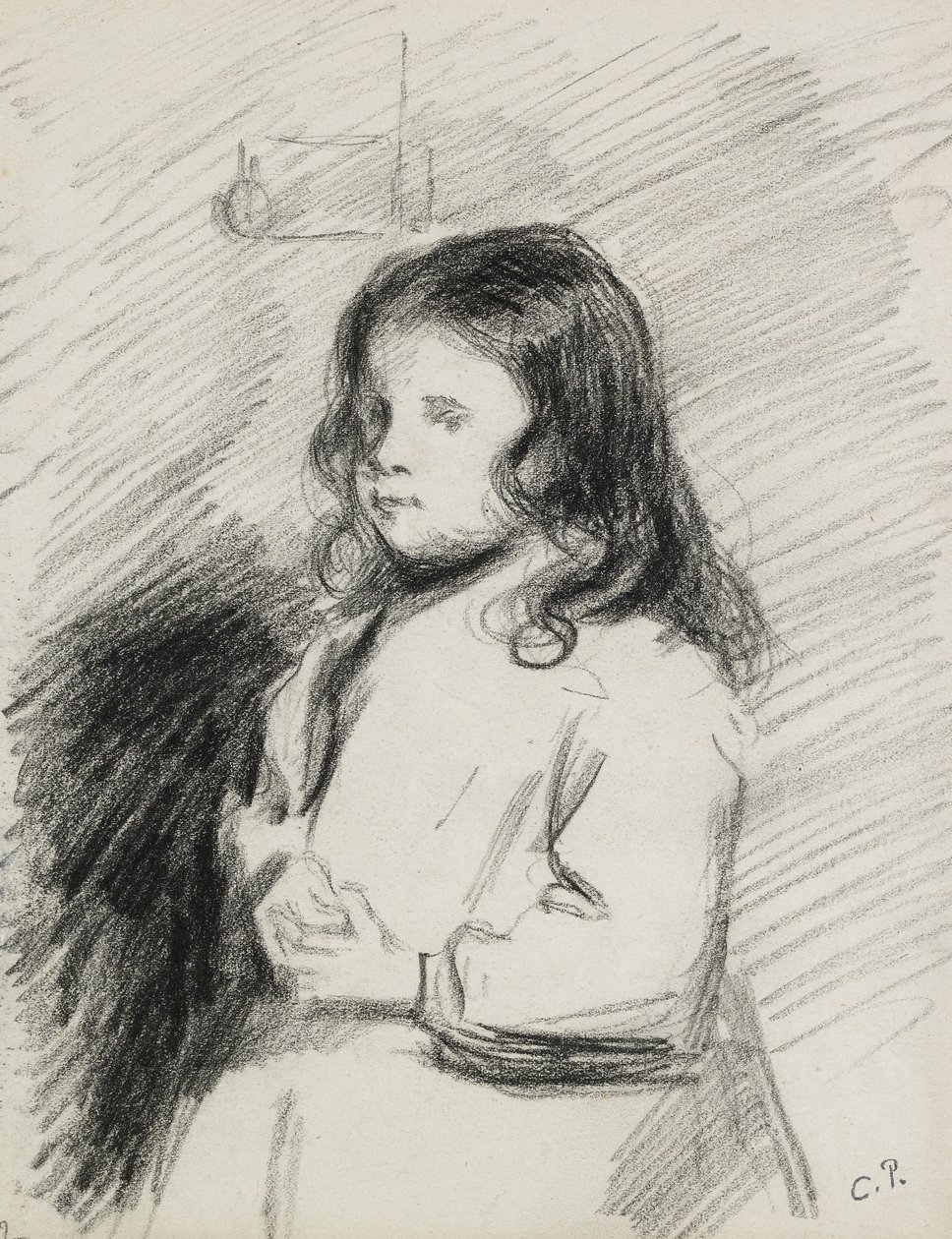 Ritratto di Ludovic-Rodo Pissarro (1878-1952), c. 1883 - 1884 da Camille Jacob Pissarro