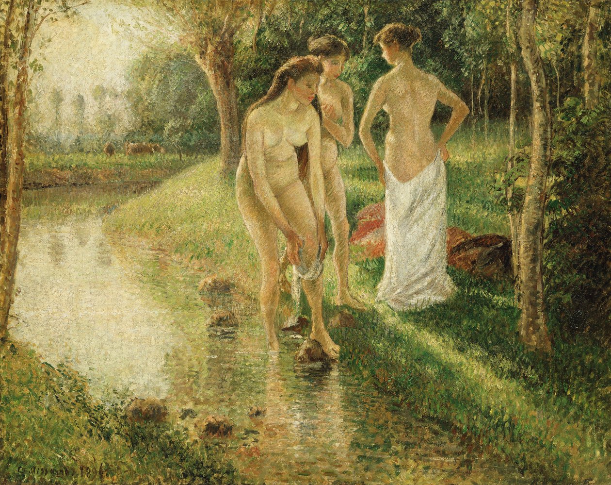 Bagnanti da Camille Jacob Pissarro