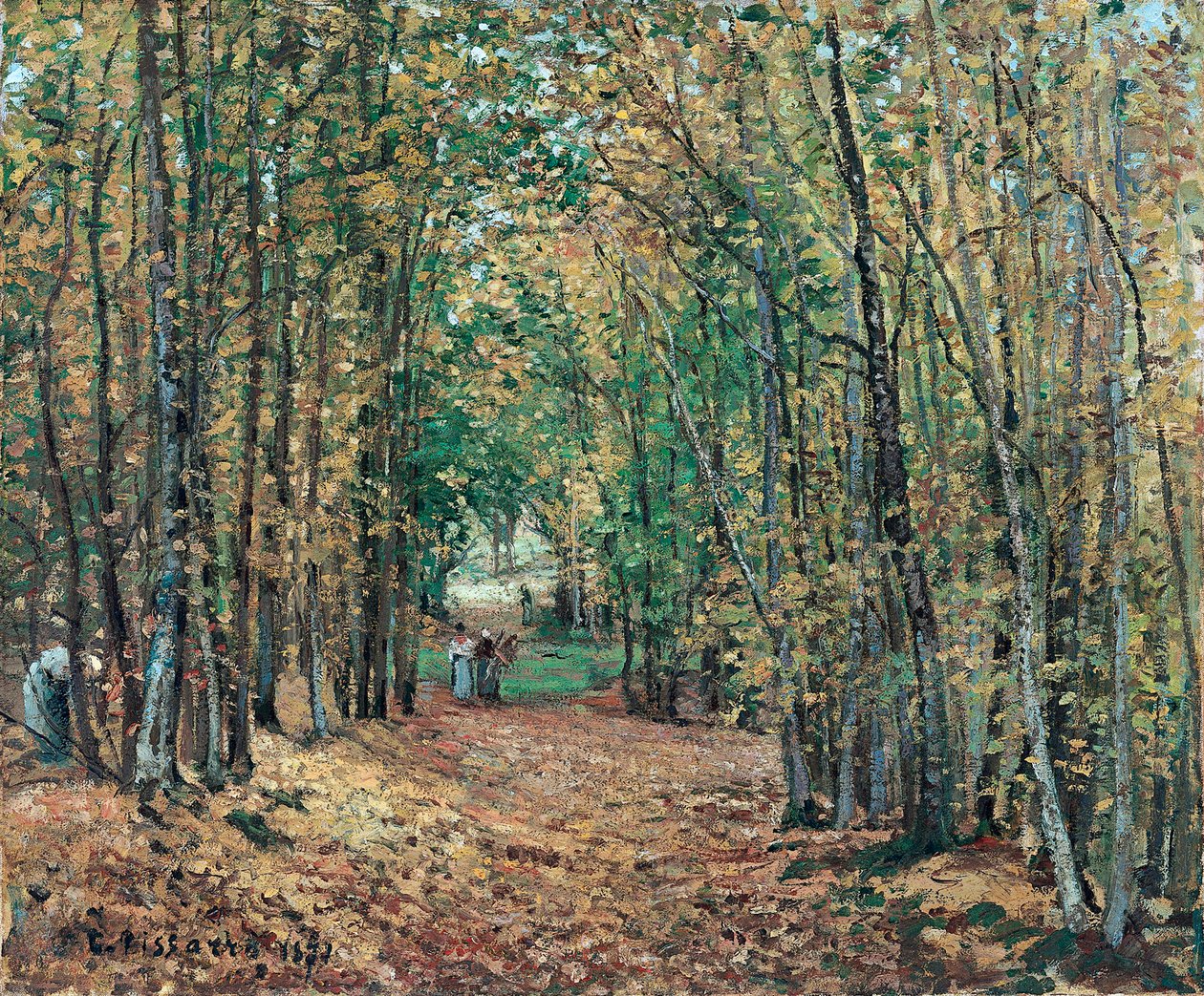 I boschi di Marly, 1871 da Camille Jacob Pissarro