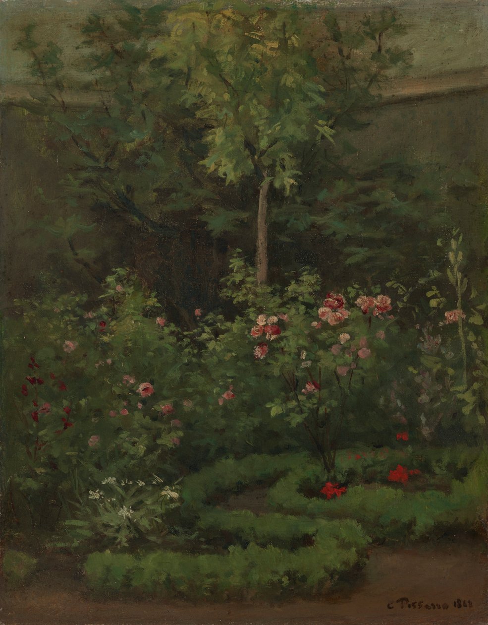 Un giardino di rose da Camille Pissarro